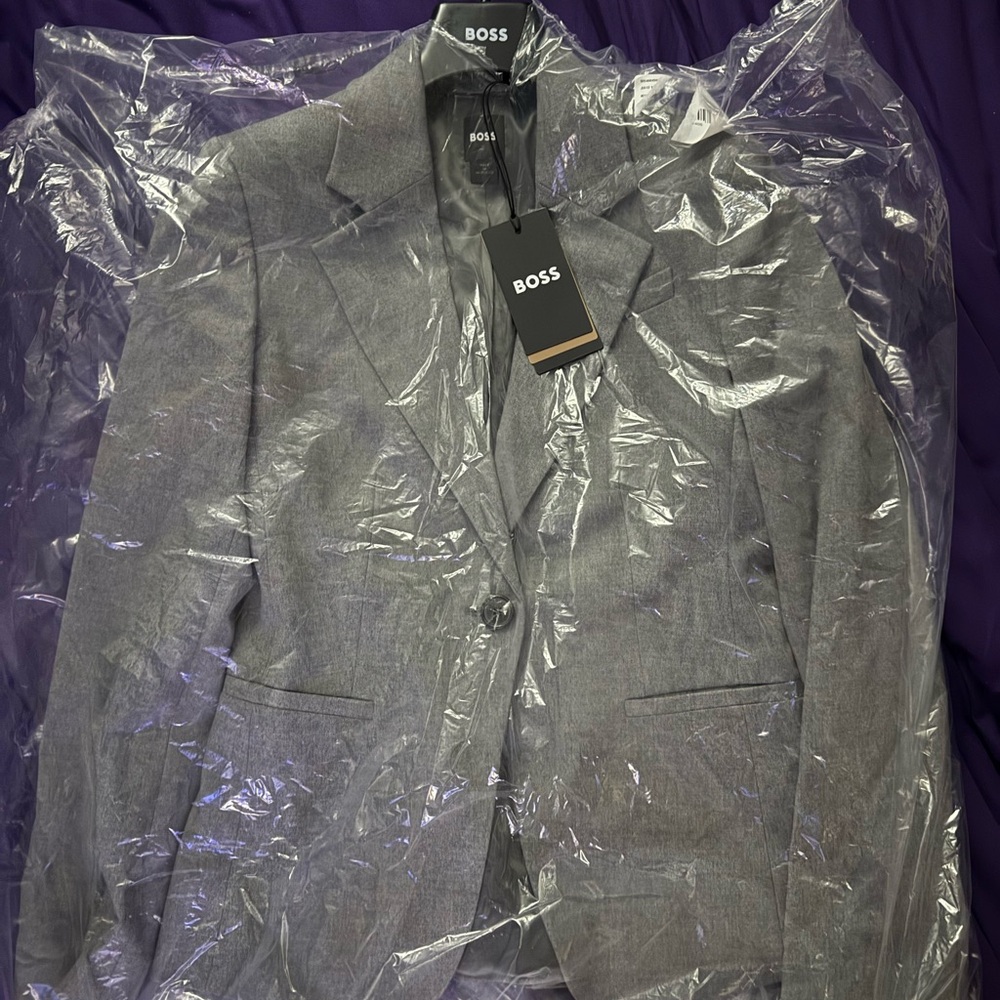 Hugo Boss Women’s Charcoal Slim Fit Jia Blazer